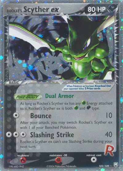 Rocket's Scyther ex - 102/109 - EX Team Rocket Returns