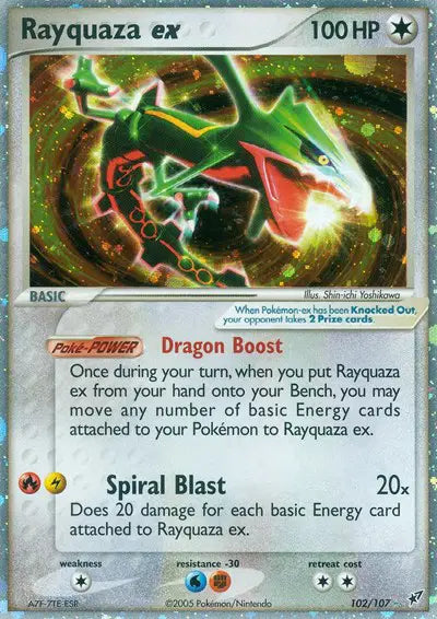Rayquaza ex - 102/107 - EX Deoxys