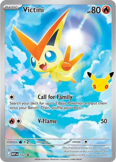 Victini - 102 - 30th Celebration - Mega Evolution Promos