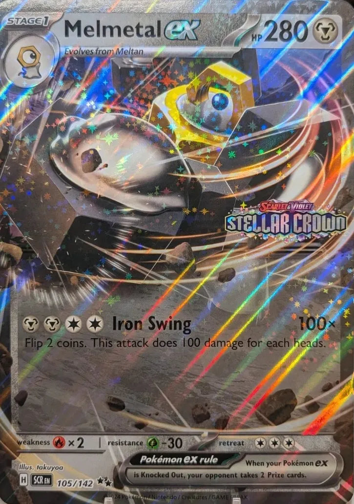 Melmetal ex - 105/142 - Stellar Crown Stamped - Miscellaneous Cards & Products