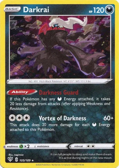 Darkrai - 105/189 - Cosmos Holo - Miscellaneous Cards & Products