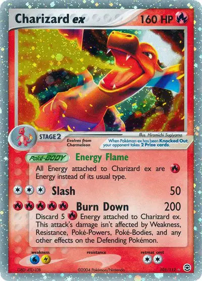 Charizard ex - 105/112 - Ex FireRed & LeafGreen