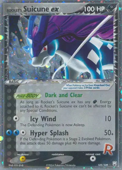 Rocket's Suicune ex - 105/109 - EX Team Rocket Returns