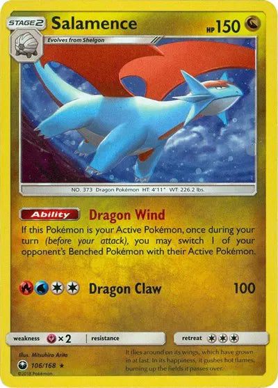 Salamence - 106/168 - Cosmos Holo - Miscellaneous Cards & Products