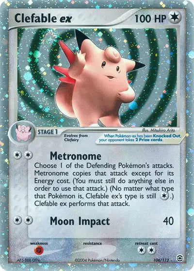 Clefable ex - 106/112 - Ex FireRed & LeafGreen