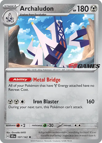 Archaludon - 107/142 - EB Games Exclusive - Miscellaneous Cards & Products