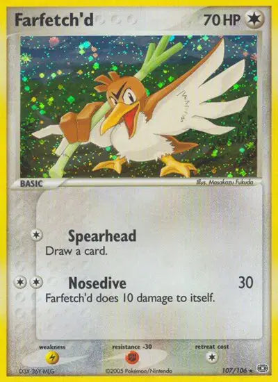 Farfetch'd - 107/106 - EX Emerald