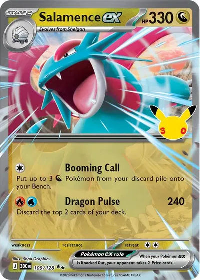Salamence ex - 109 - 30th Celebration