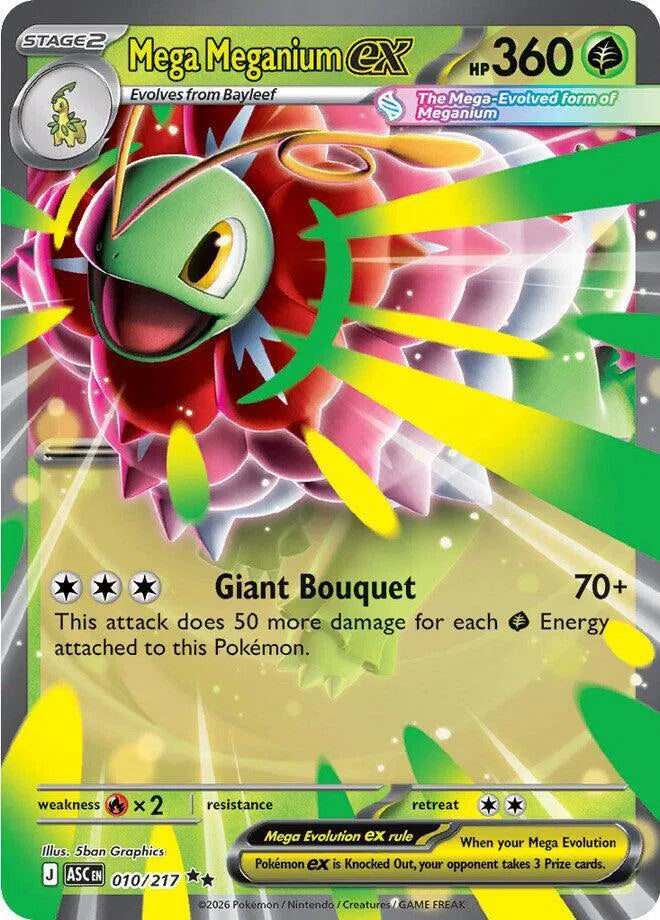 Mega Meganium ex - 010/217 - Ascended Heroes