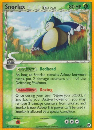 Snorlax - 10/101 - Ex Dragon Frontiers