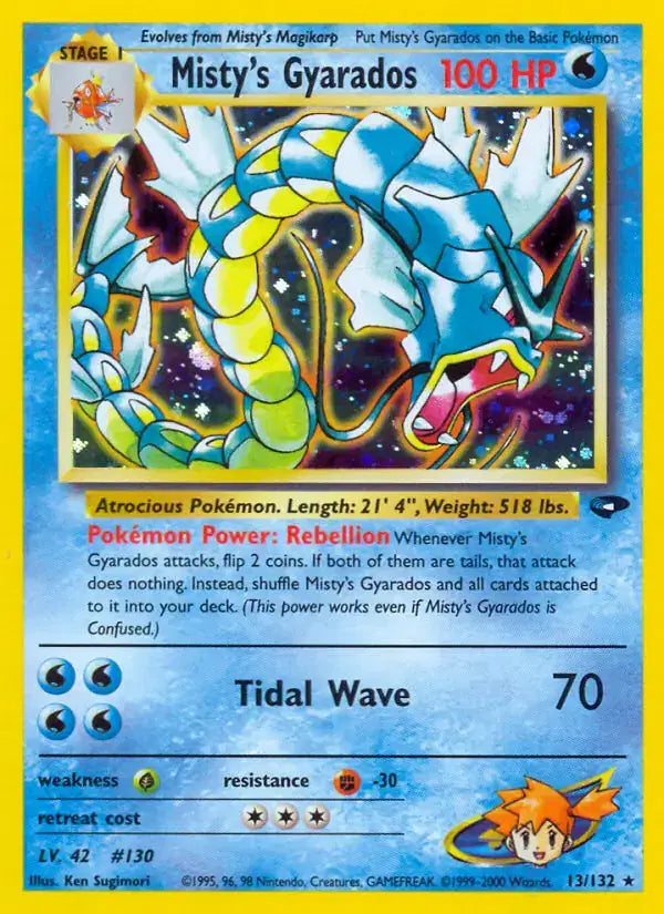 Misty's Gyarados - 13/132 - Gym Challenge