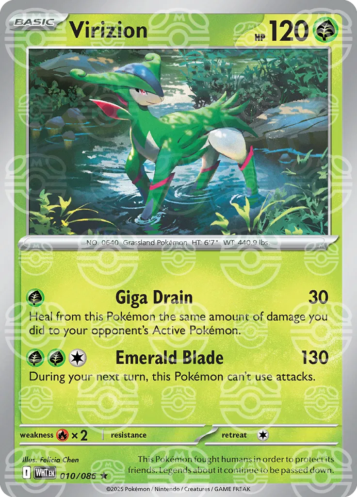 Virizion - 010/086 - White Flare