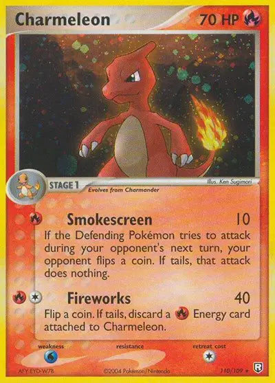 Charmeleon - 110/109 - EX Team Rocket Returns