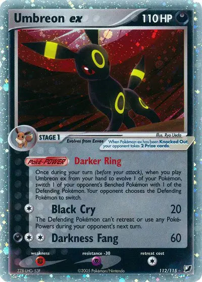 Umbreon ex - 112/115 - Unseen Forces