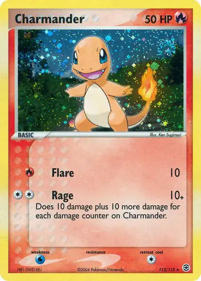 Charmander - 113/112 - Ex FireRed & LeafGreen