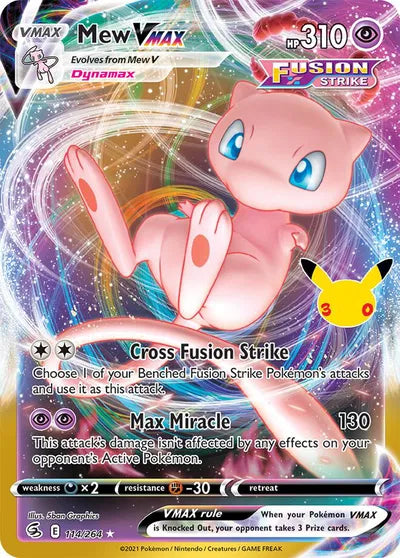 Mew VMAX - 114/264 - 30th Celebration - Classic Collection