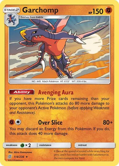 Garchomp - 114/236 - SM Unified Minds - Deck Exclusives