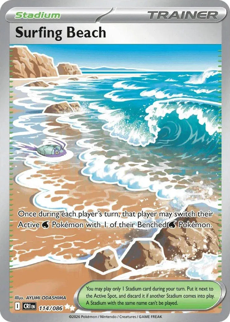 Surfing Beach - 114/086 - Chaos Rising