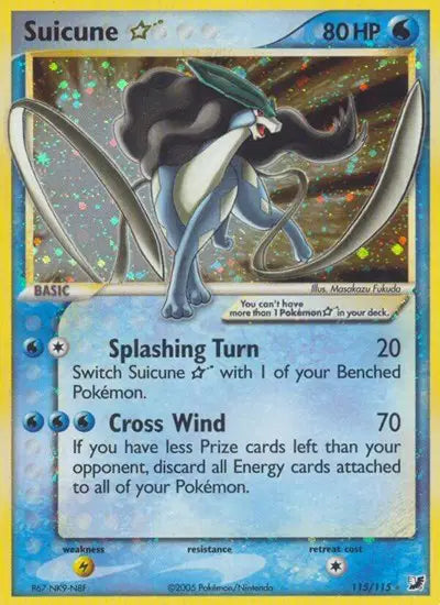 Suicune Gold Star - 115/115 - Unseen Forces