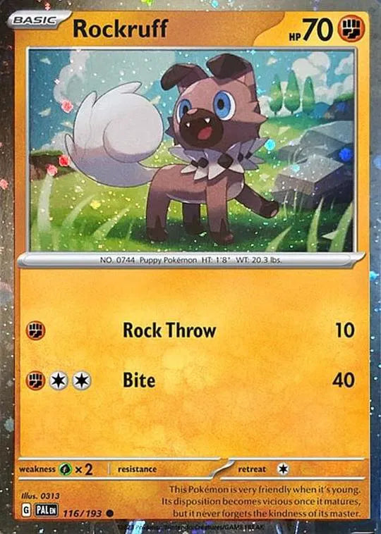 Rockruff - 116/193 - Cosmos Holo - Miscellaneous Cards & Products