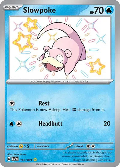 Slowpoke - 116/091 - Paldean Fates