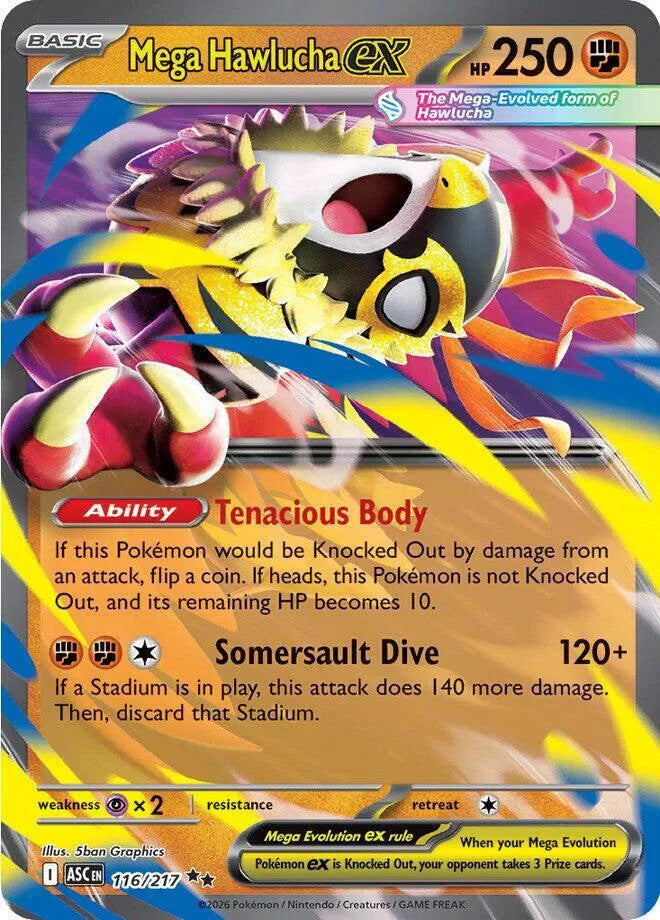 Mega Hawlucha ex - 116/217 - Ascended Heroes
