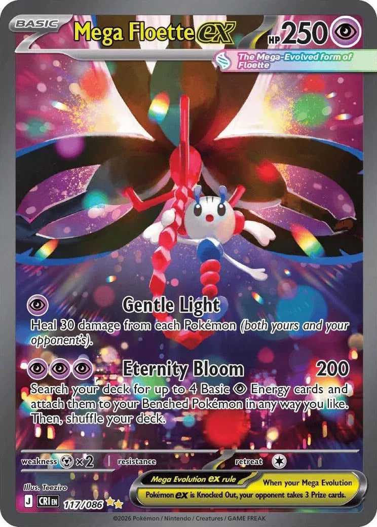 Mega Floette ex - 117/086 - Chaos Rising