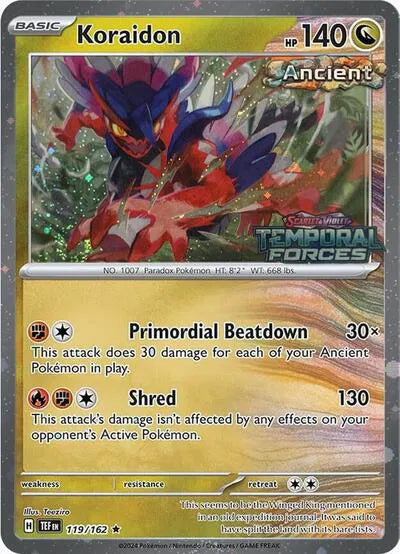 Koraidon - 119/162 - European Promo - Miscellaneous Cards & Products