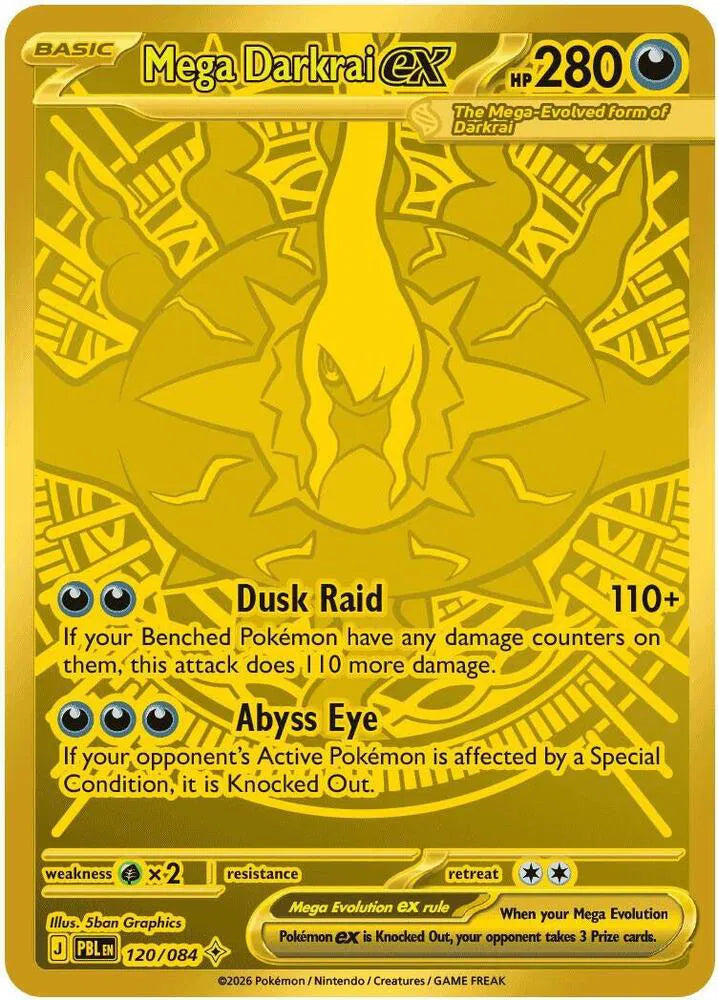 Mega Darkrai ex - 120/084 - Pitch Black