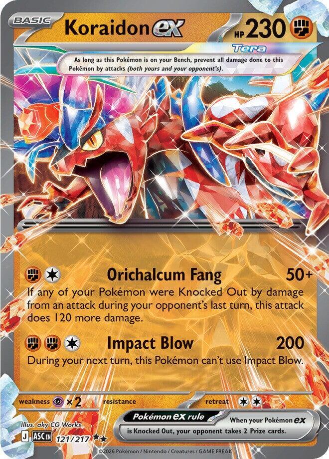 Koraidon ex - 121/217 - Ascended Heroes