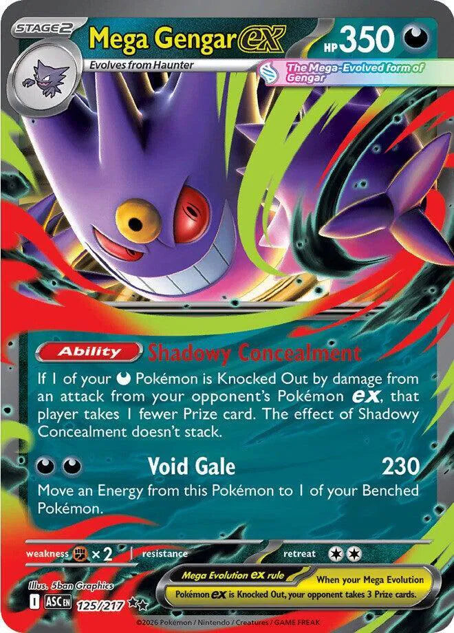 Mega Gengar ex - 125/217 - Ascended Heroes