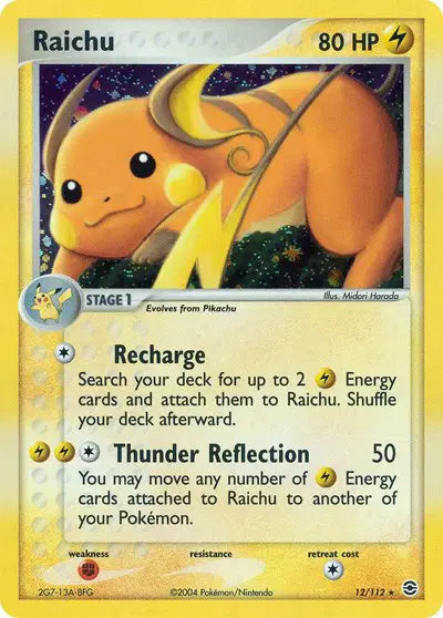 Raichu - 12/112 - Ex FireRed & LeafGreen