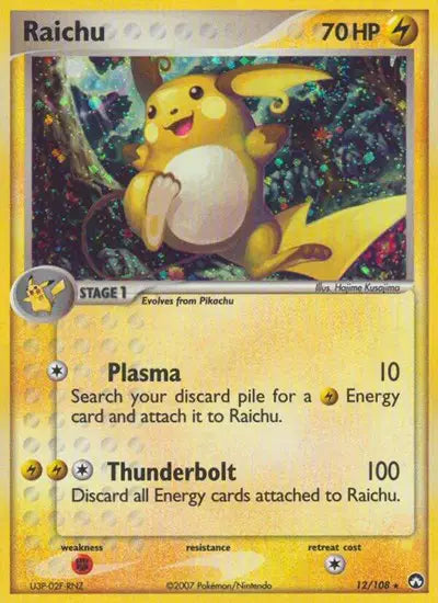 Raichu - 12/108 - Ex Power Keepers