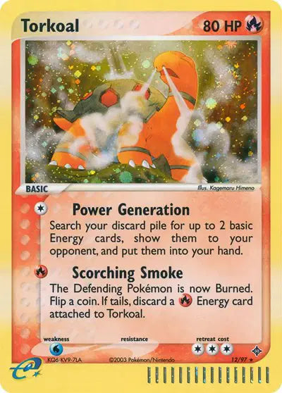 Torkoal - 12/97 - Ex Dragon