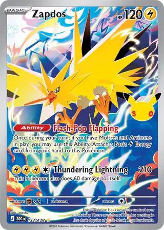 Zapdos - 133 - 30th Celebration