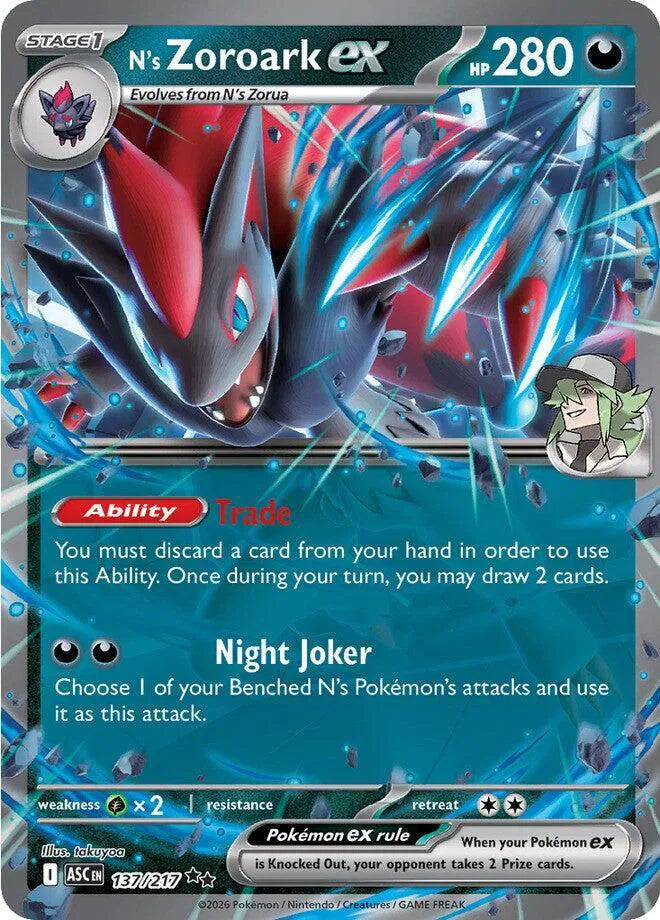 N's Zoroark ex - 137/217 - Ascended Heroes