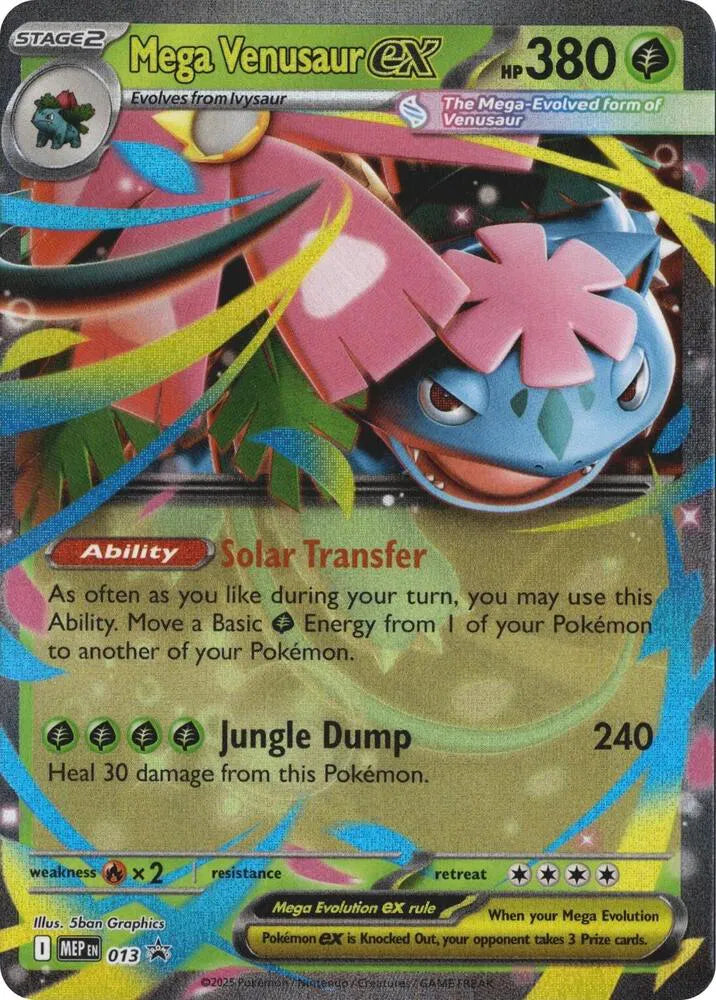 Mega Venusaur ex - 013 - Mega Evolution Promo