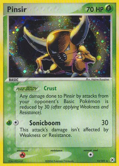 Pinsir - 13/101 - EX Hidden Legends