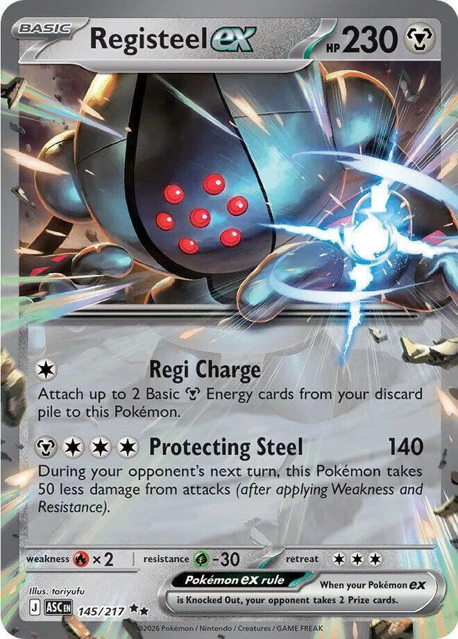 Registeel ex - 145/217 - Ascended Heroes