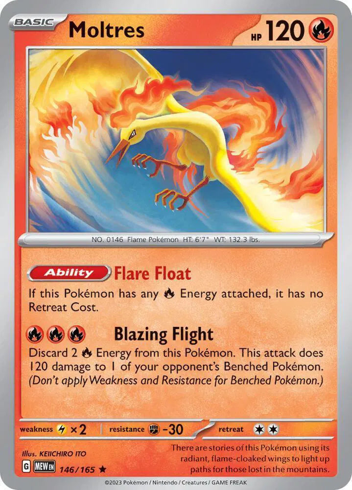 Moltres - 146/165 - Deck Exclusives