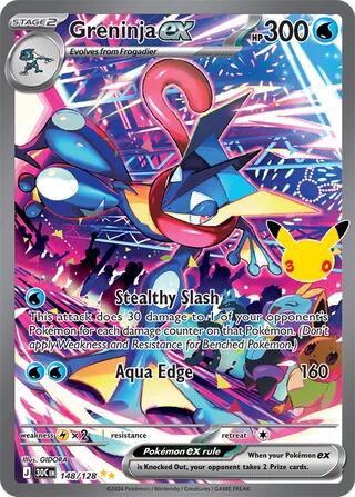 Greninja ex - 148 - 30th Celebration