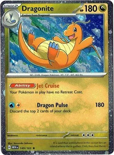 Dragonite 149/165 - Cosmos Holo - Miscellaneous Cards & Products