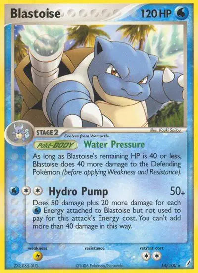 Blastoise - 14/100 - Crystal Guardians