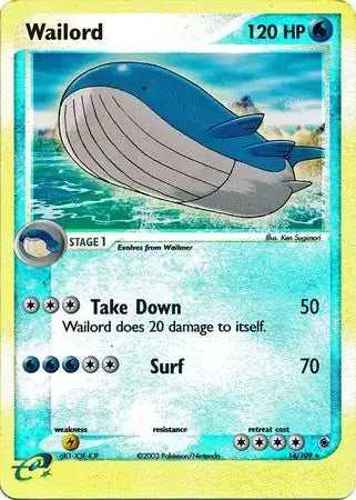 Wailord - 14/109 - Ruby & Sapphire