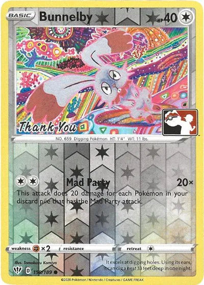 Bunnelby - 150/189 - Thank You Promo - Miscellaneous Cards & Products