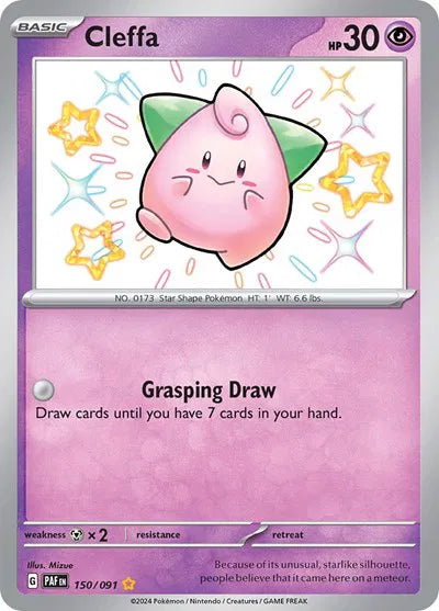 Cleffa - 150/091 - Paldean Fates