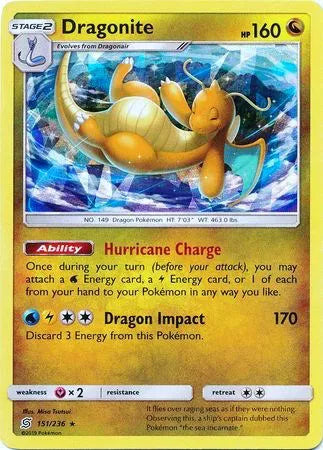 Dragonite - 151/236 - Cracked Ice Holo - Deck Exclusives