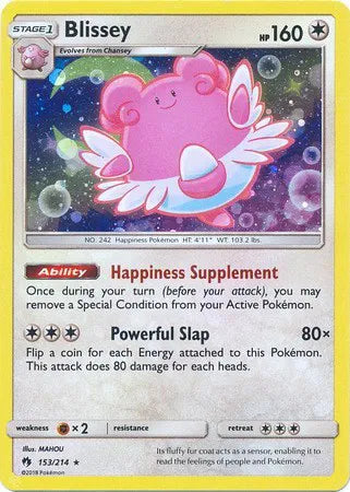 Blissey - 153/214 - Cosmos Holo - Miscellaneous Cards & Products