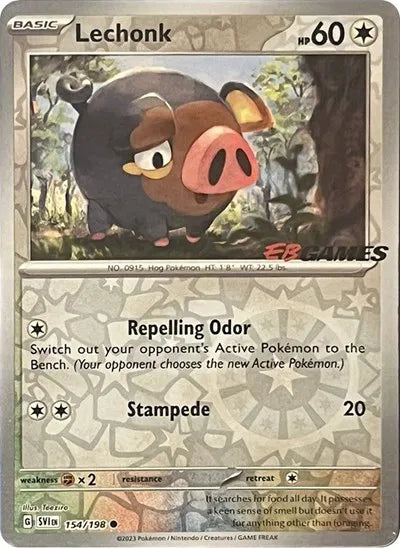 Lechonk - 154/198 - EB Games Promo - Miscellaneous Cards & Products