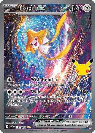 Jirachi ex - 155 - 30th Celebration